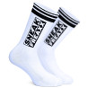 SneakFreaxx Chaussettes FUCK ME Blanc-Noir